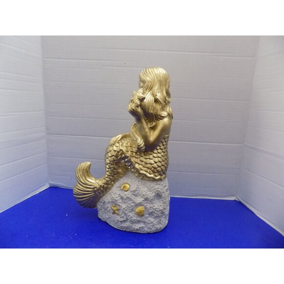 NEW Beautiful Little Mermaid Figurine Statue Coastal Nautical Decor Fish - Picture 5 of 5